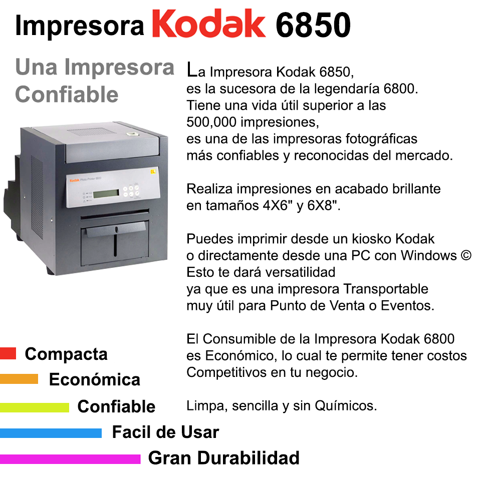 Impresora Kodak 6850