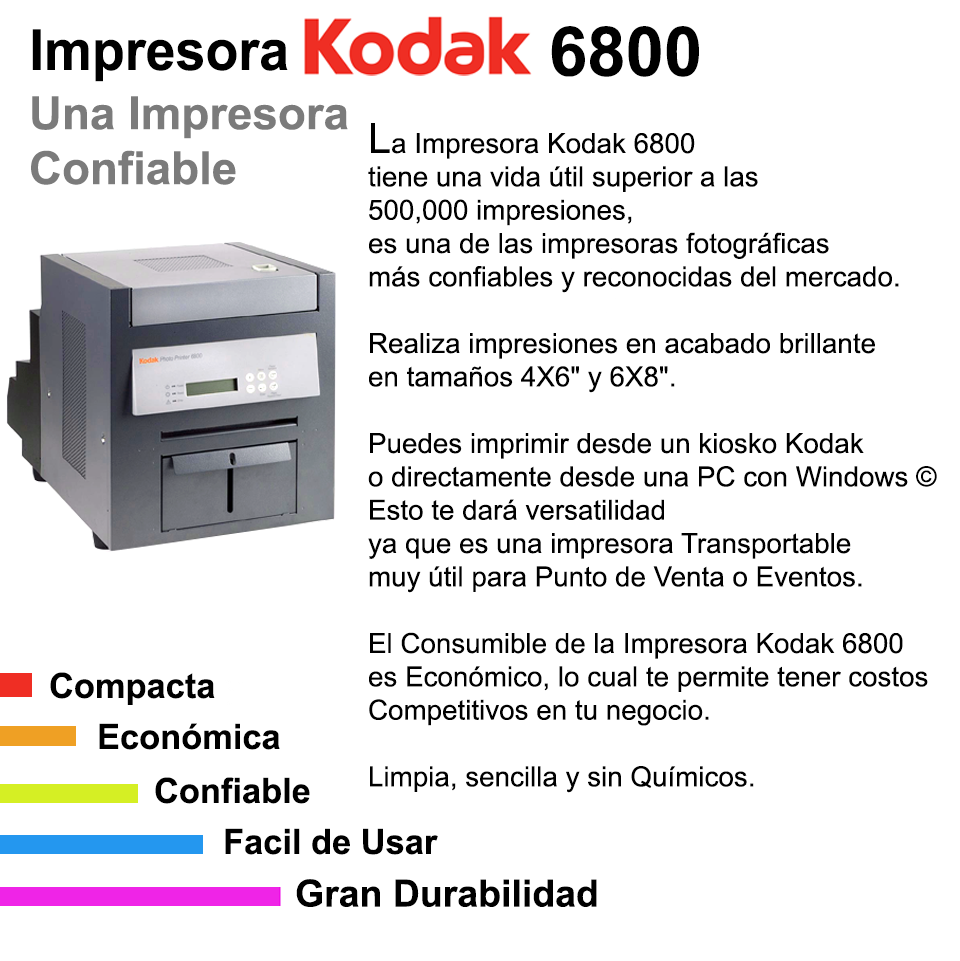 Impresora Kodak 6800