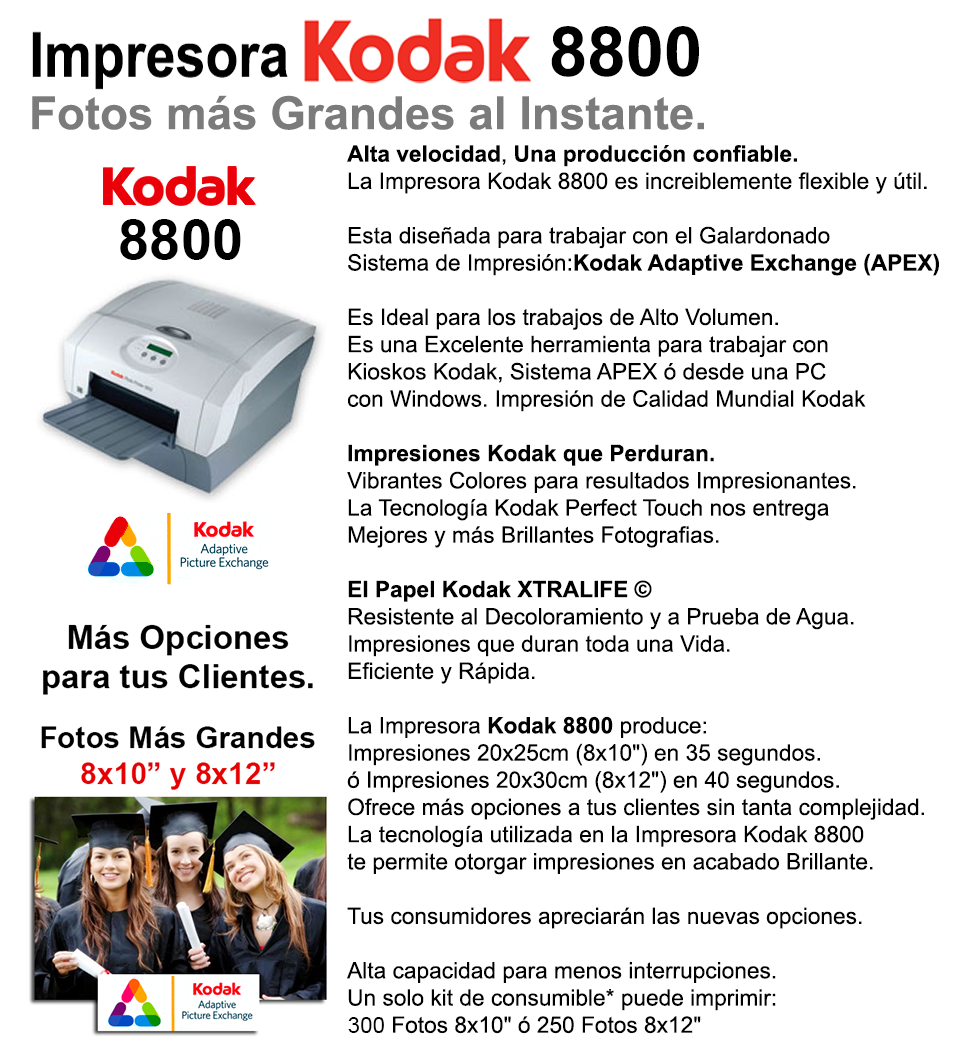 Impresora Kodak 6800